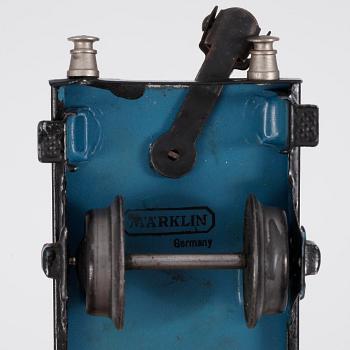 MÄRKLIN, tågvagnar, 5 st, Tyskland, 1930-tal.