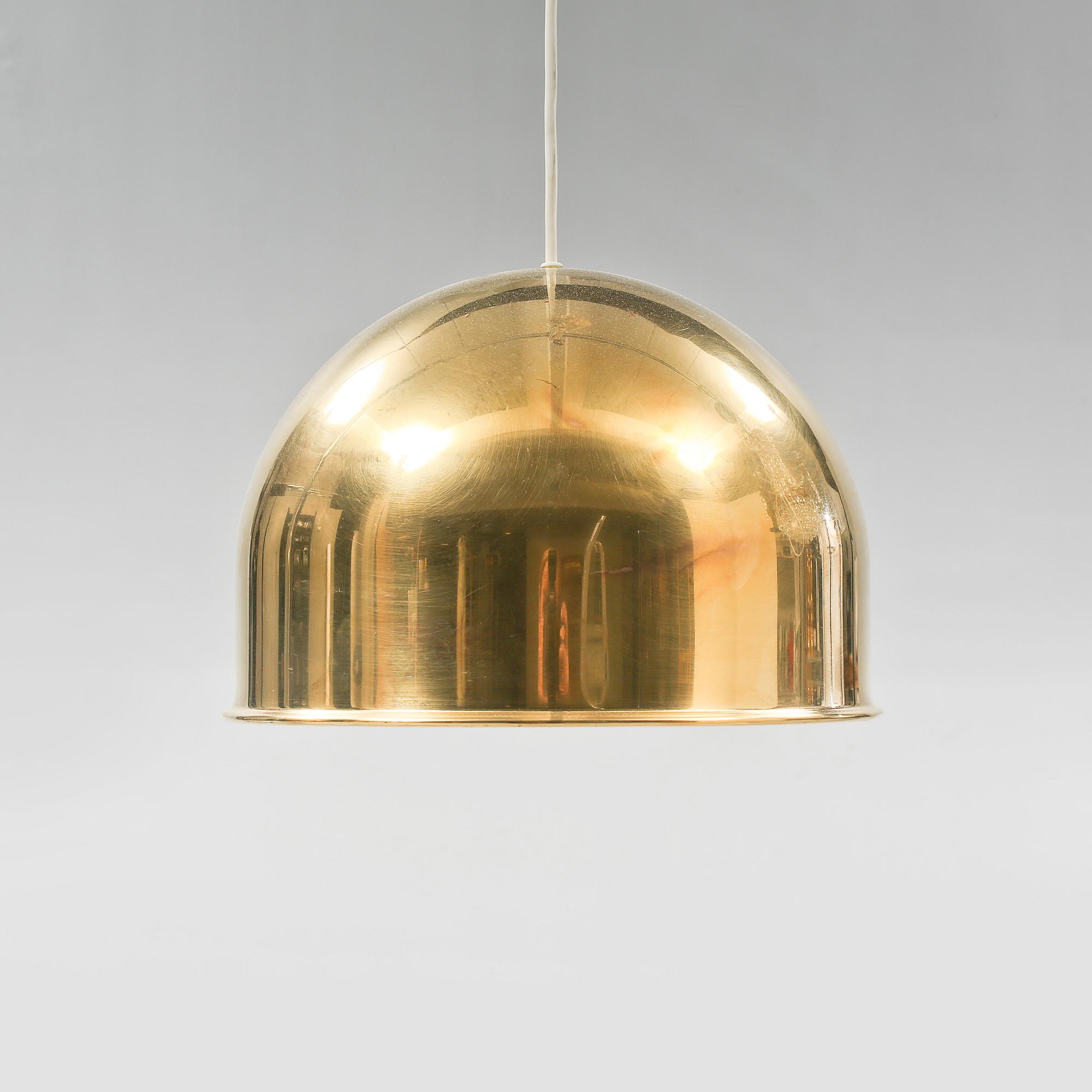 TAKLAMPA, möjligen Bergboms, 1900-talets andra hälft, höjd ca 24 cm.