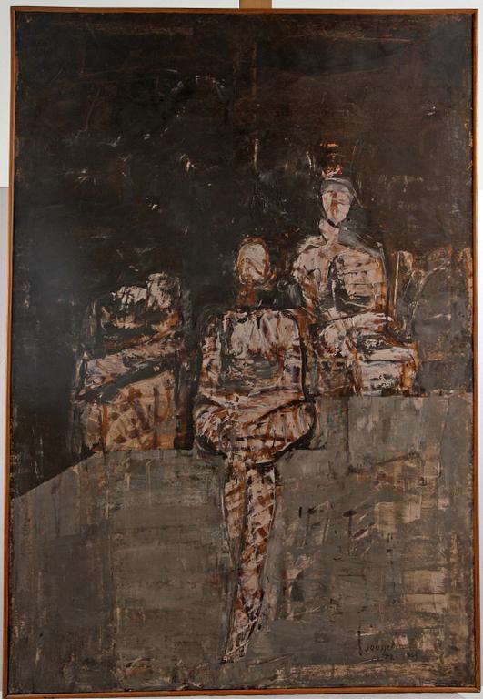 FRANCOIS JOUSSELIN, olja på duk, sign och dat 1963.