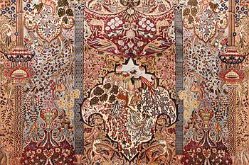 A carpet, Kashmar, ca. 390 x 290 cm.