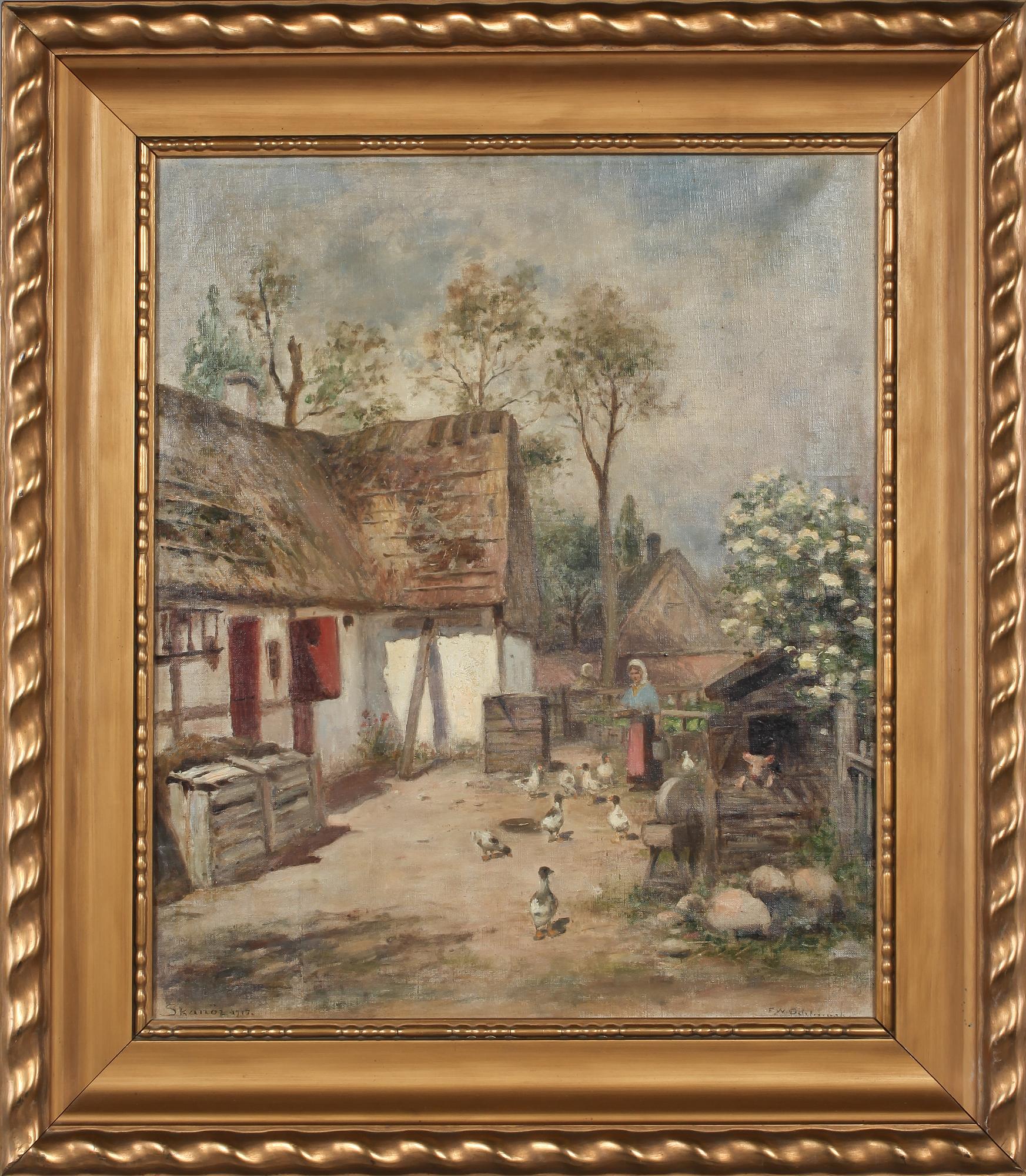 FRANS WILHELM ODELMARK, olja på duk, signerad och daterad 1917.