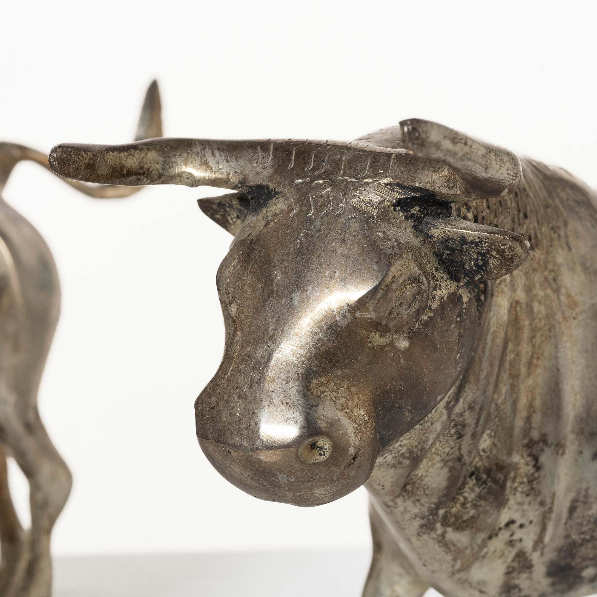 A pair of sculptures, Peru.