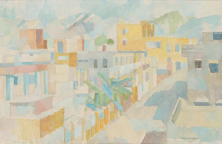 Per Stenius, olja på duk, signerad och daterad -61.