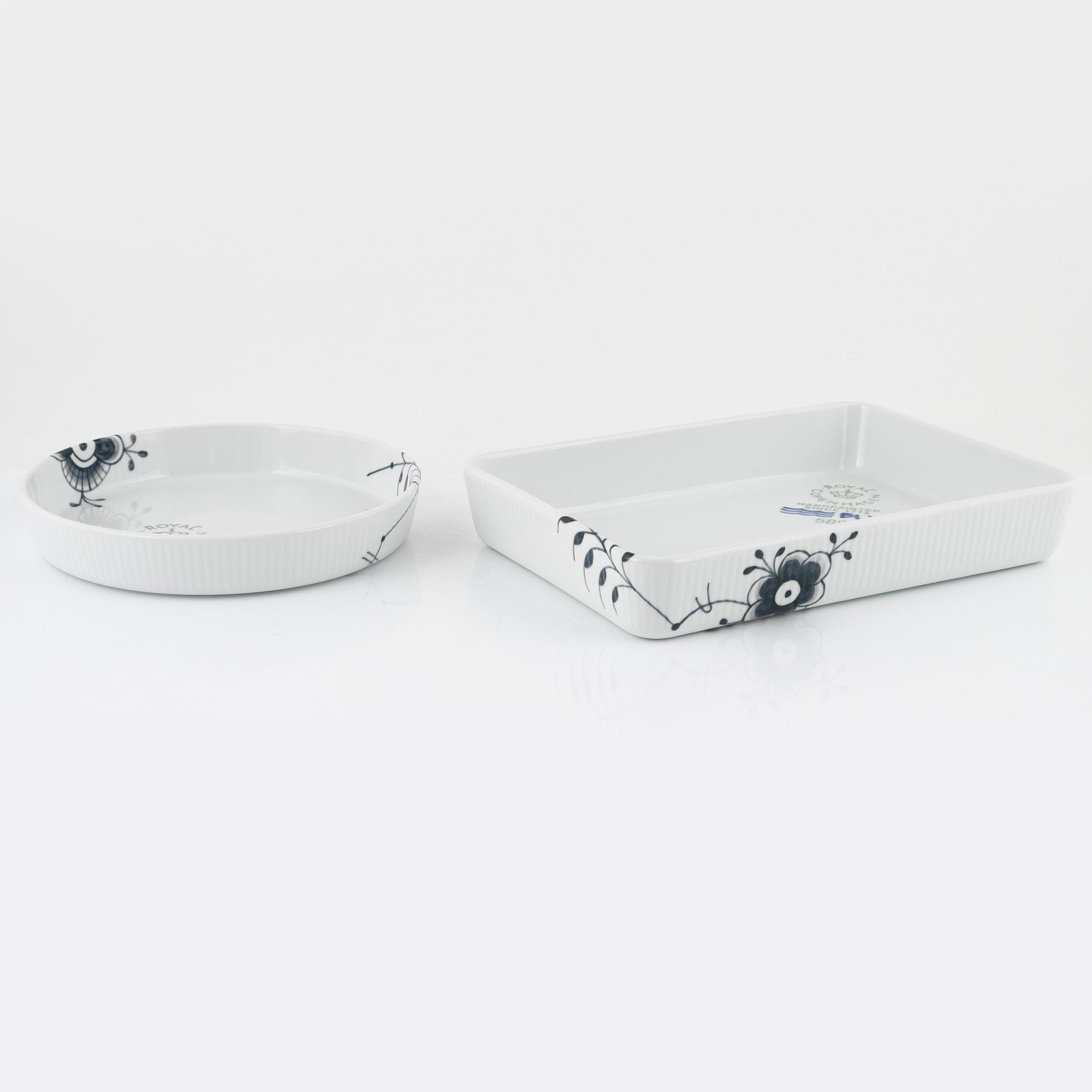A 56-piece 'Black Fluted Mega' porcelain service, Royal Copenhagen, Denmark.