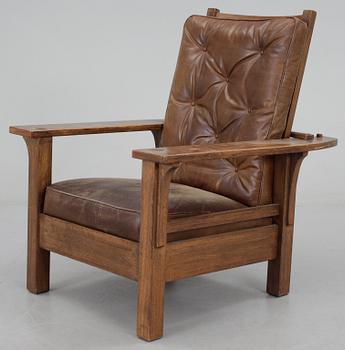 FÅTÖLJ, "Morris chair", L & JG Stickley, USA, 1910-tal.