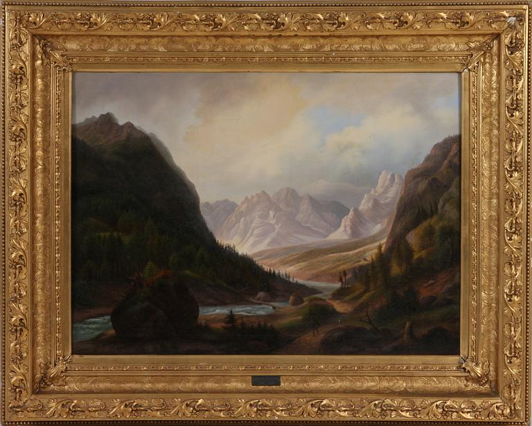 ANTON SCHIFFER, tillskriven, olja på duk, sign.