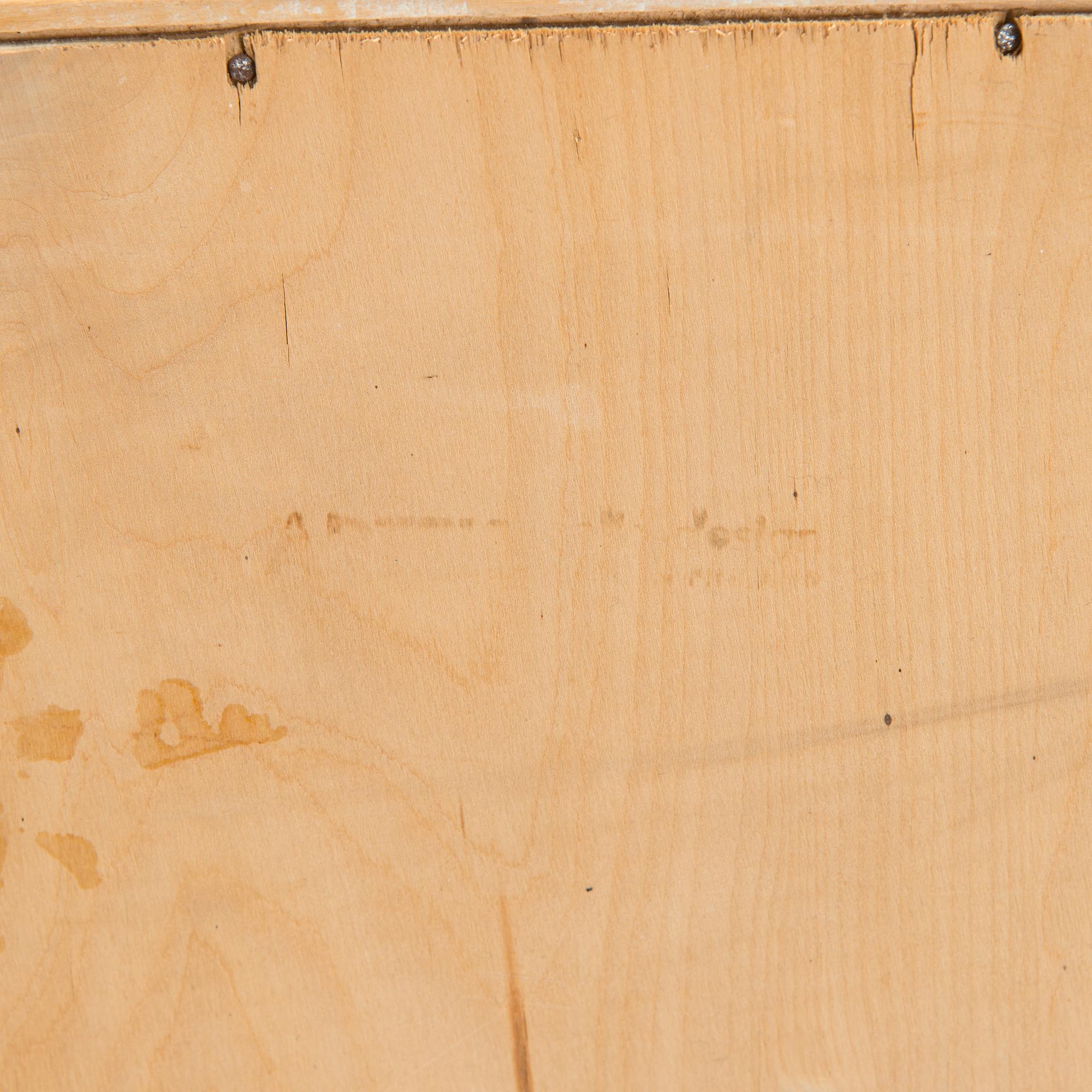 Aino Aalto, kaappi, malli 808 ja vitriini, malli 214 O.Y. Huonekalu- ja Rakennustyötehdas A.B. 1950-luvun alku.