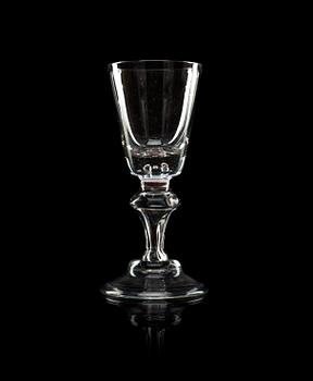 708. A set of 12 similar wine goblets, presumably Swedish, 18th Century.