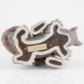 A stoneware figurine by Gunnar Nylund, Rörstrand, numbered 14/25.