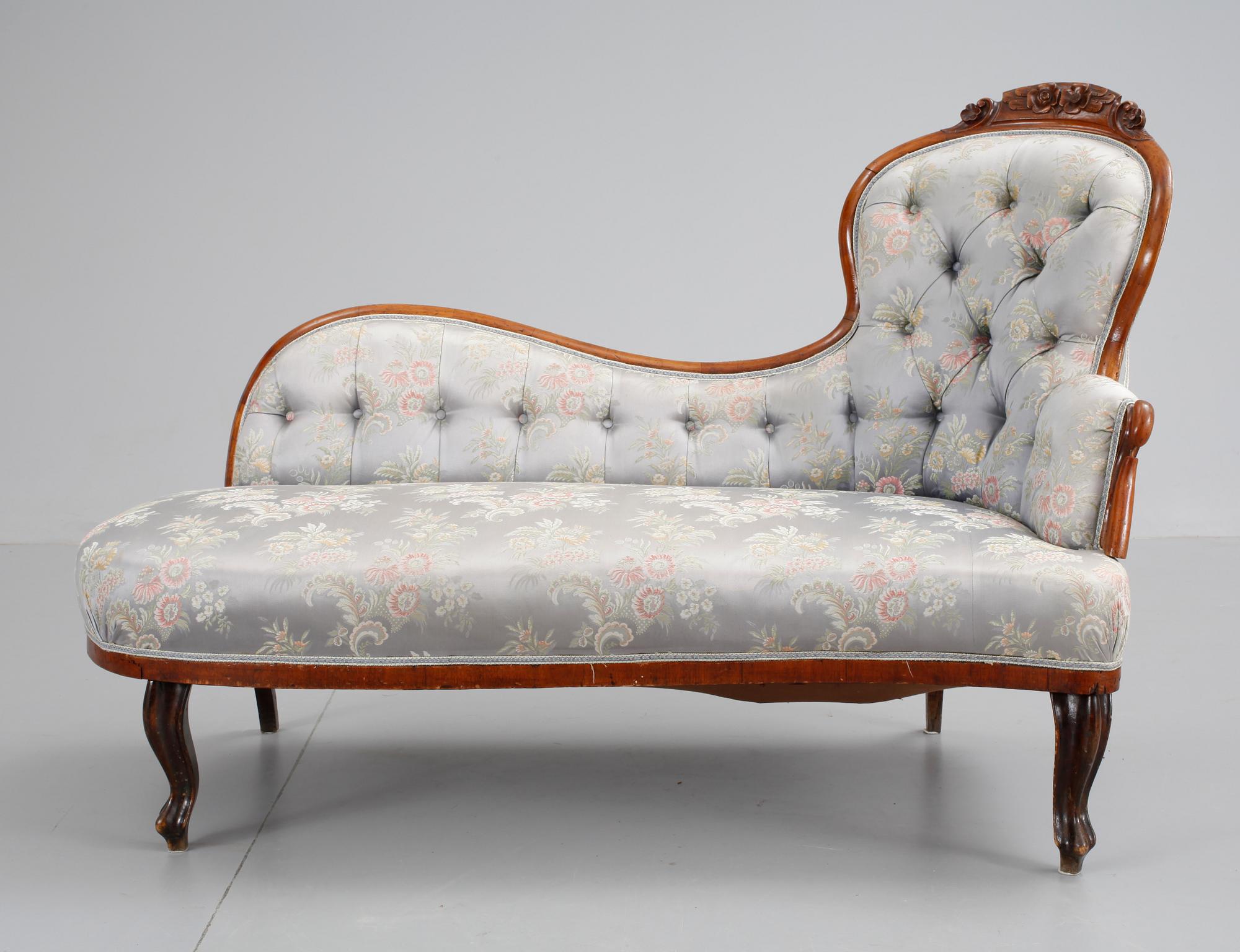 KANAPÉ, nyrokoko, 1800-talets slut.