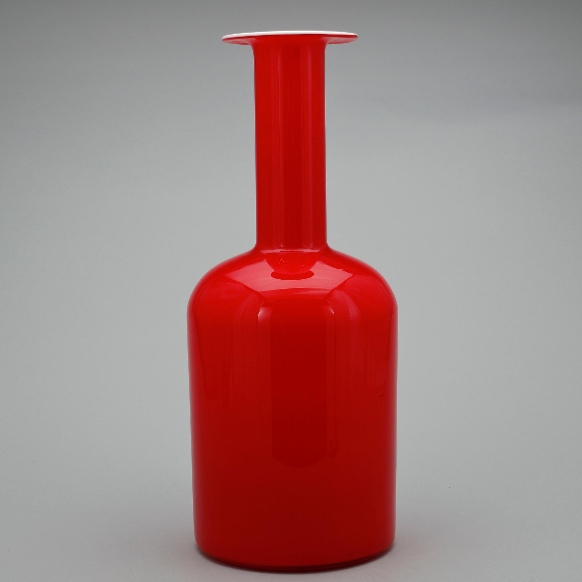VAS, glas, Holmegaard, Danmark, 1900-talets mitt/andra hälft.
