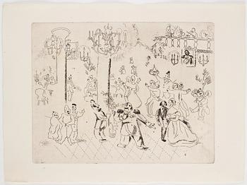 MARC CHAGALL, 71 st etsningar ur upplagan om 285 exemplar på Arches/MBM/J. Perrigot-papper, 1923-1948.