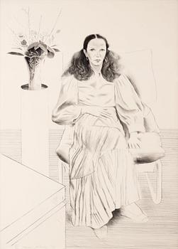 204. David Hockney, "Brooke Hopper", from: "Friends".