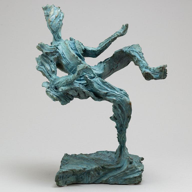 RICHARD BRIXEL, skulptur, patinerad brons. Signerad, daterad samt numrerad I/VIII.