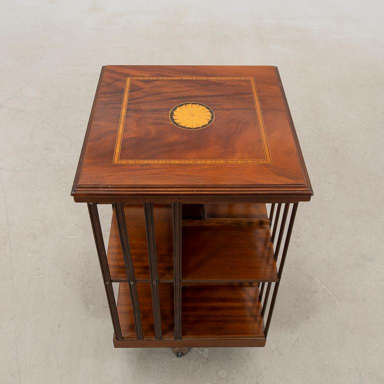 Revolving bookcase, late 20th century.