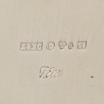 13 pieces of silover for the table, different makers including C.G.Hallberg and GAB, Sweden.