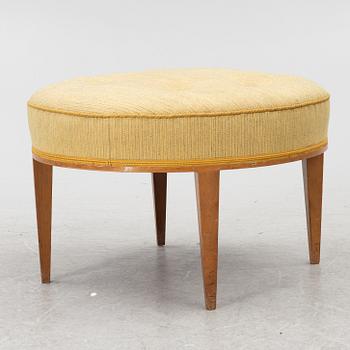 Josef Frank, a model 647 ottoman, Firma Svenskt Tenn, before 1985.