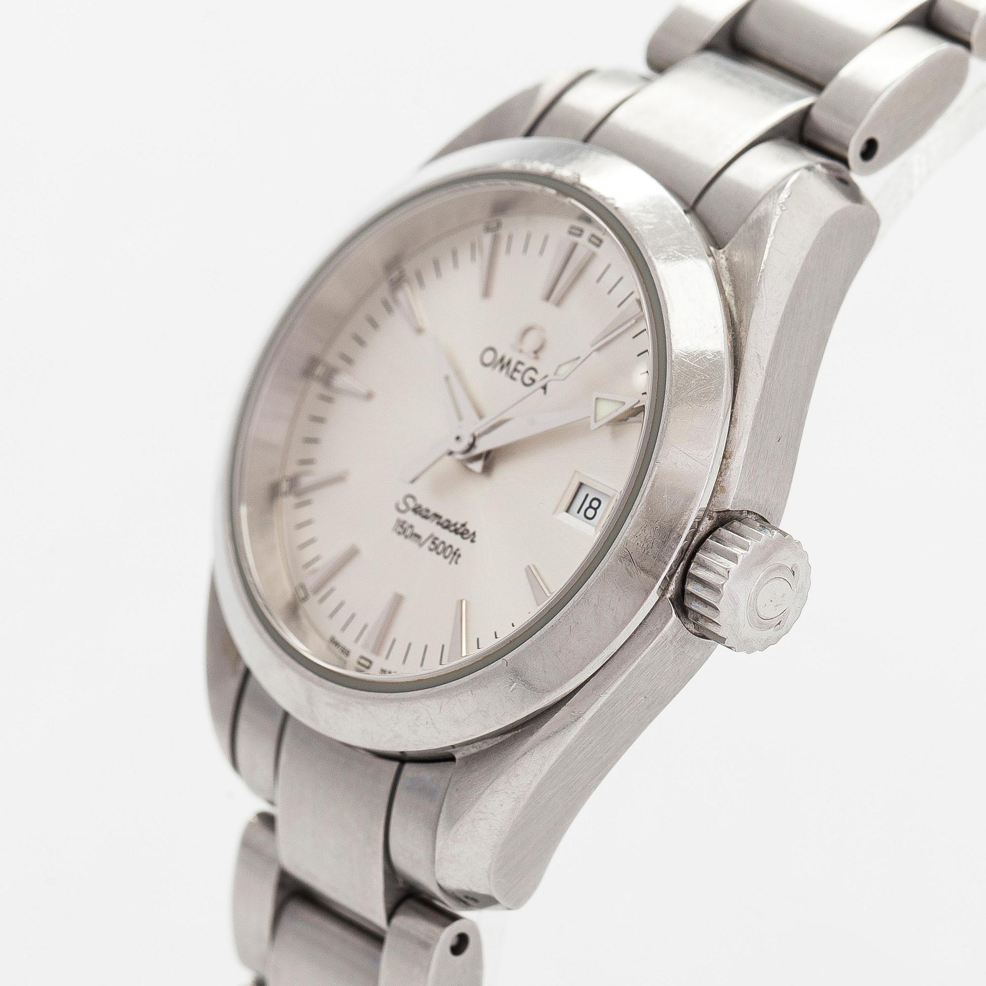 Omega, Seamaster, Aqua Terra, rannekello, 29,5 mm.