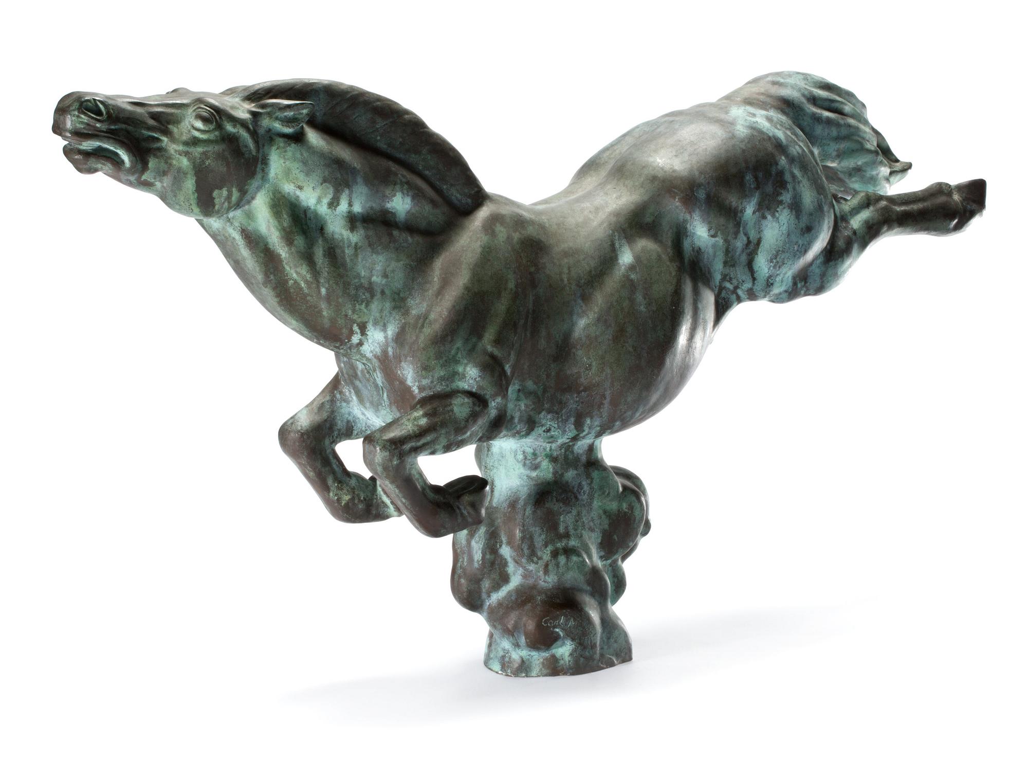 Carl Milles, "Flygande hästen" (=The flying horse).