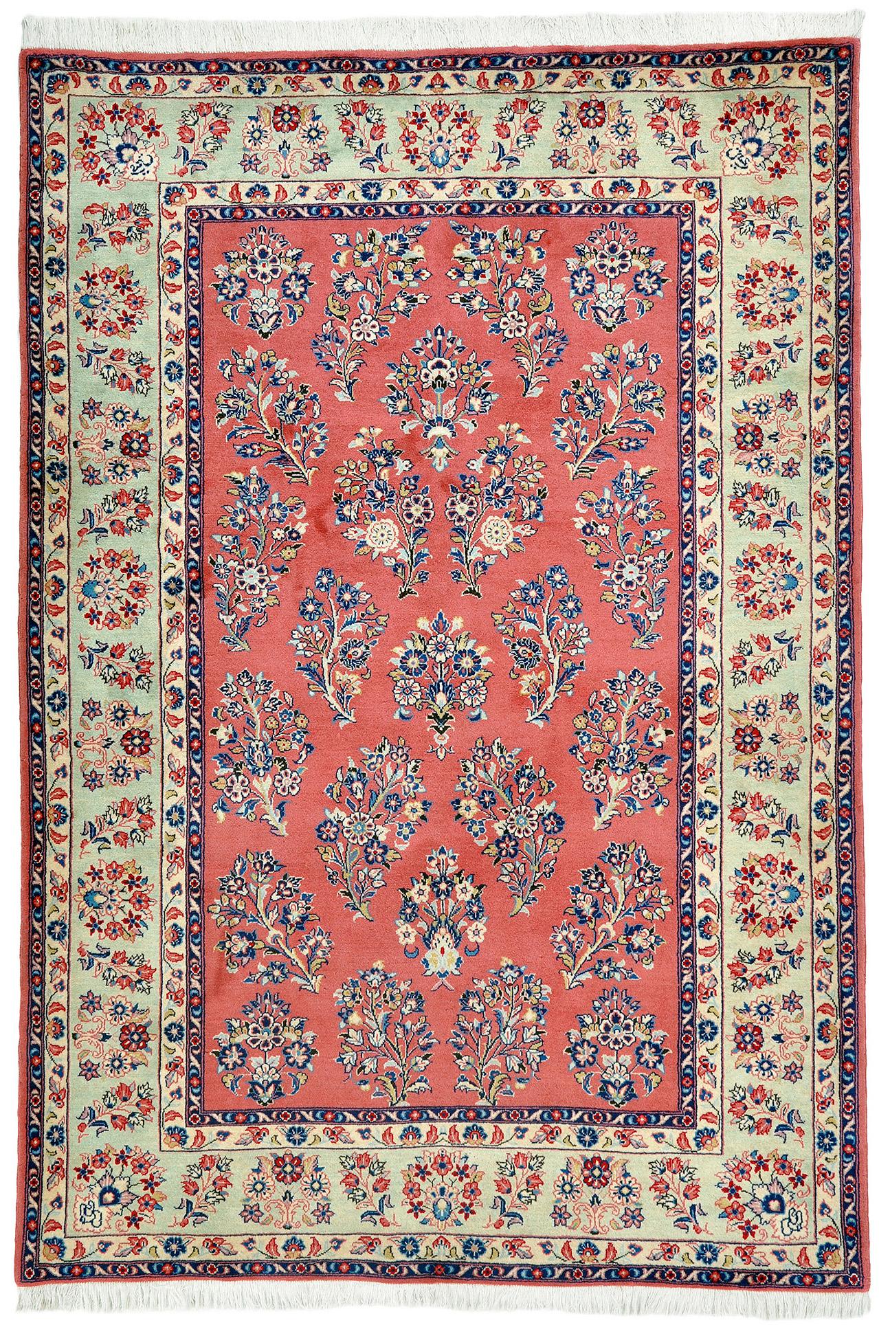 Matta, Sarouk, ca 242 x 165 cm.