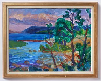 Erling Ärlingsson, oil on paper panel, signed EÄ.