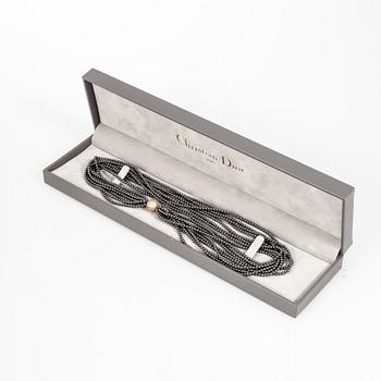 COLLIER, Ole Lynggaard, stenpärlor, guldlås 18k.