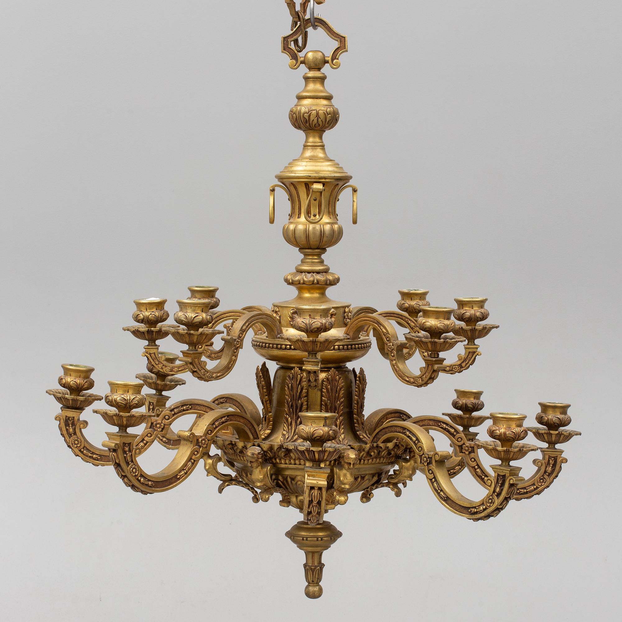 LJUSKRONA, barockstil, 1900-talets första hälft.