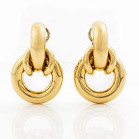 Earrings, 18K gold.