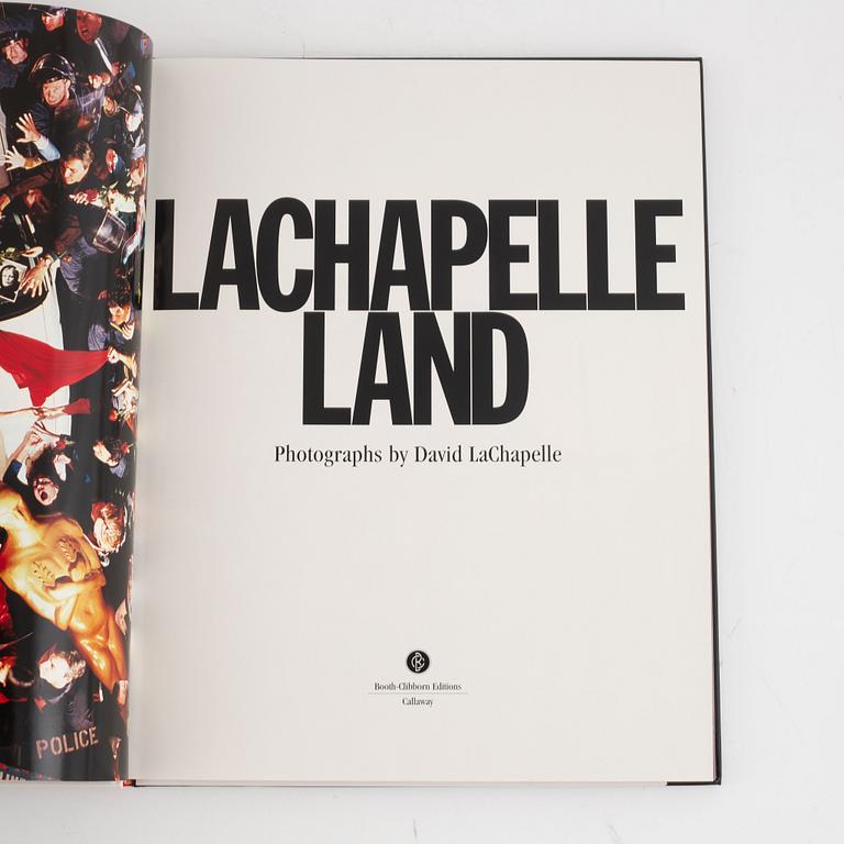 David LaChapelle and Pierre et Gilles, collection of photo books, 2 volumes.