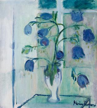 153. Karin Parrow, Blå blommor.