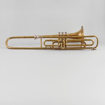 VENTILBASUN, mässing, Amati Kraslice, Tjeckoslovakien, 1900-tal.