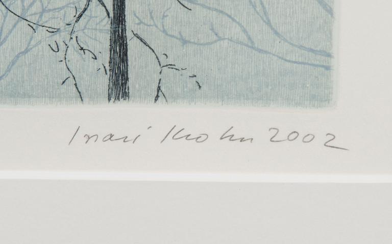 INARI KROHN, etsning, signed and dated 2002, numbered 36/40.