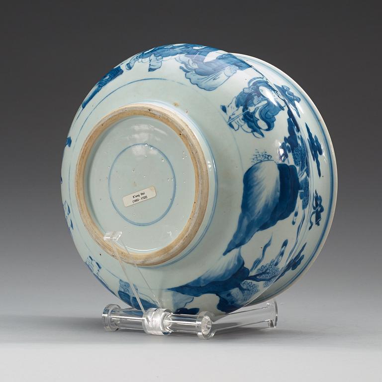 A blue and white censer, Qing dynasty, Kangxi (1662-1722).