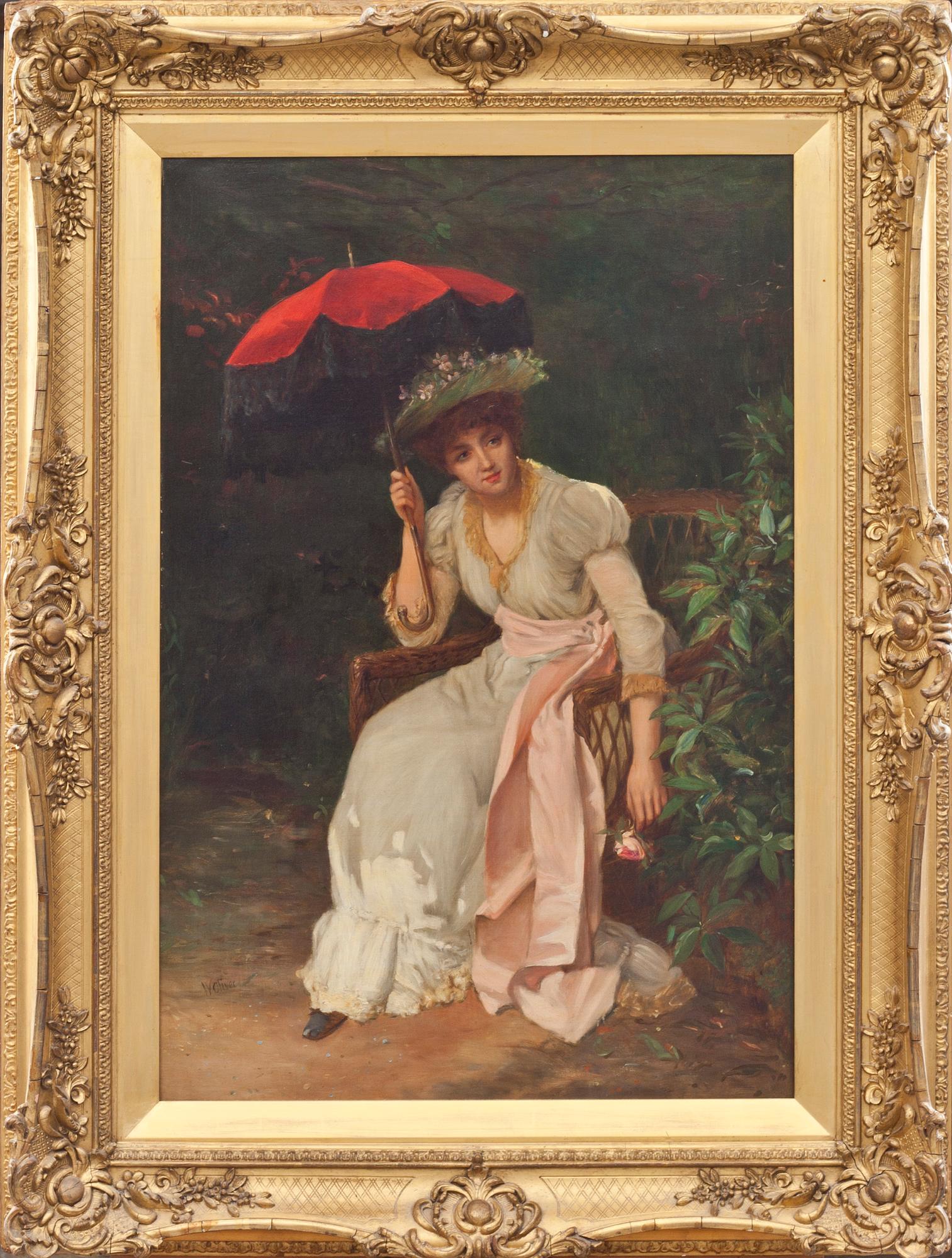 WILLIAM OLIVER, olja på duk, signerad.