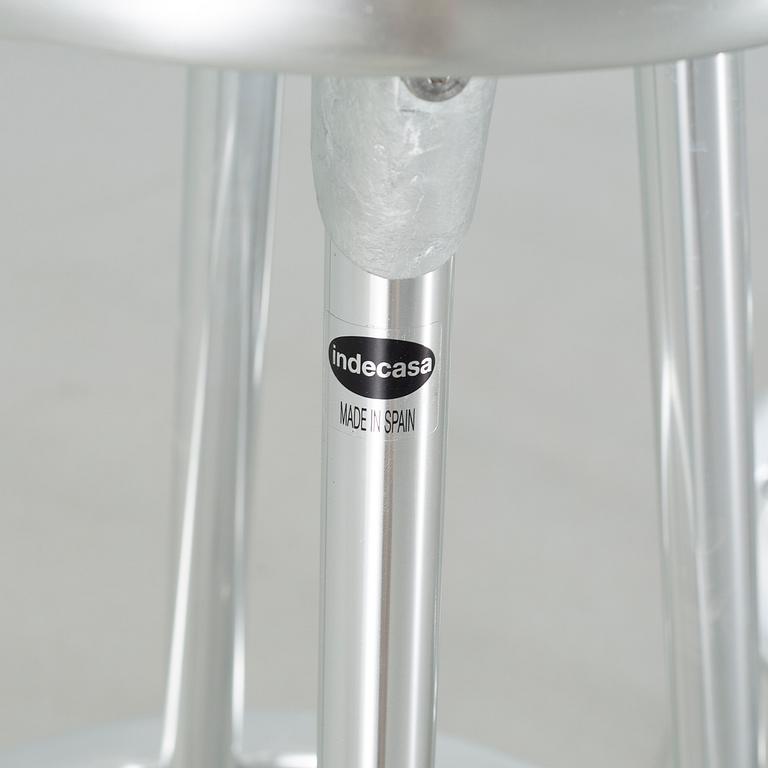 Four "T094/80" bar stools, by Indecasa, around year 2000.