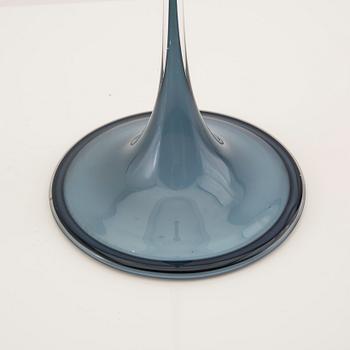 Nils Landberg, a 1957 signed tulip glass, Orrefors.