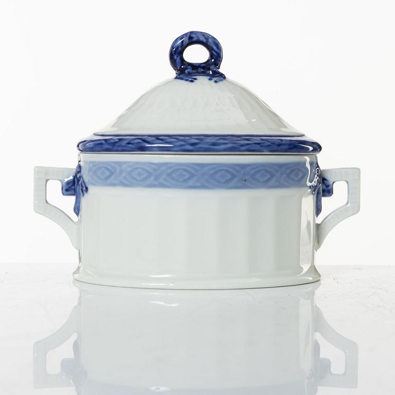 Arnold Krog, coffee and tea service, 50 pieces, Blue Fan, Royal Copenhagen.