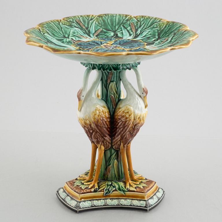 A majolica bowl, Gustavsberg, circa 1900.