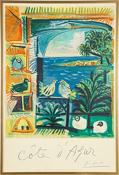 Pablo Picasso, efter, "Côte d'Azur".
