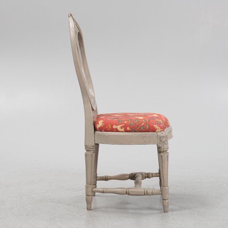 Chair by Melchior Lundberg (master in Stockholm 1775-1812), Gustavian.