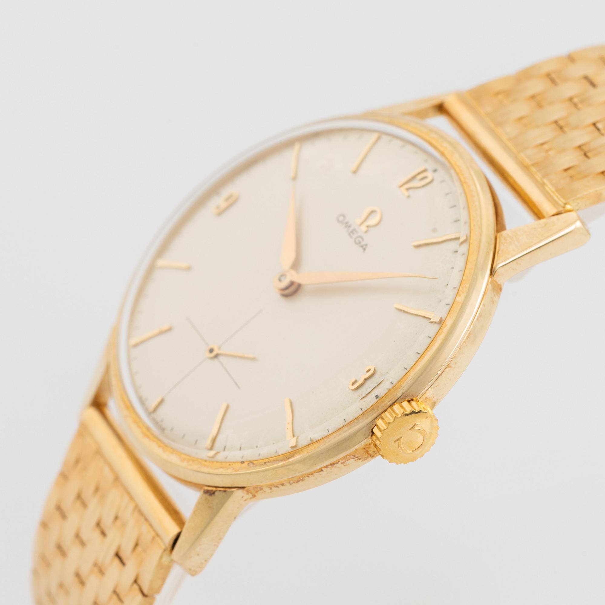 Omega, wristwatch, 34 mm.
