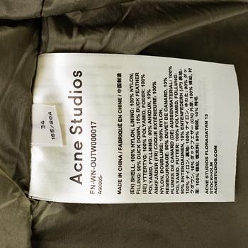 ACNE STUDIOS, dunjacka, höstkollektion 2018, modell oversize svensk storlek 34.