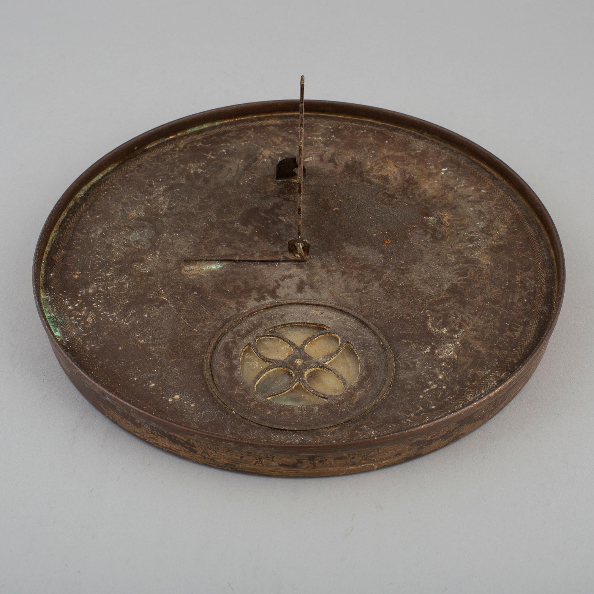 A 19th century sundial.