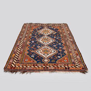 Matta, antik Qashqai, Södra Persien,, ca 201 x 130 cm.