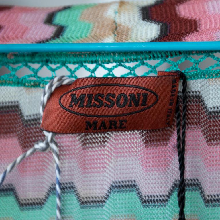 PONCHO, Missoni Mare, italiensk storlek S.