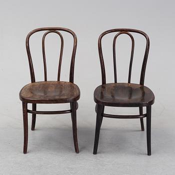 A set of eight wooden chairs, Gemla, Sweden, late 20th century.