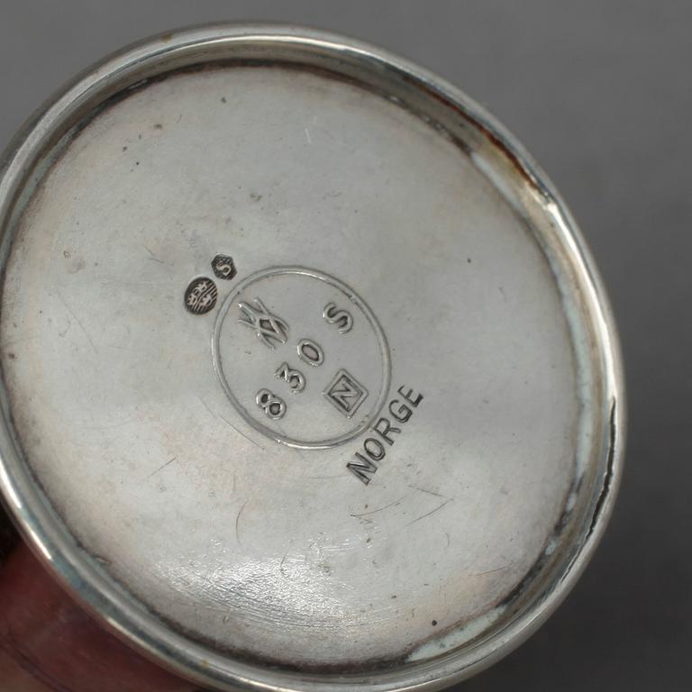 PARTI SILVER, 6 delar, 1900-tal. Vikt ca 122 gram.