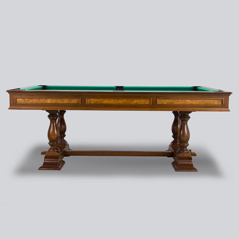 Billiard table/dining table, late 20th century.