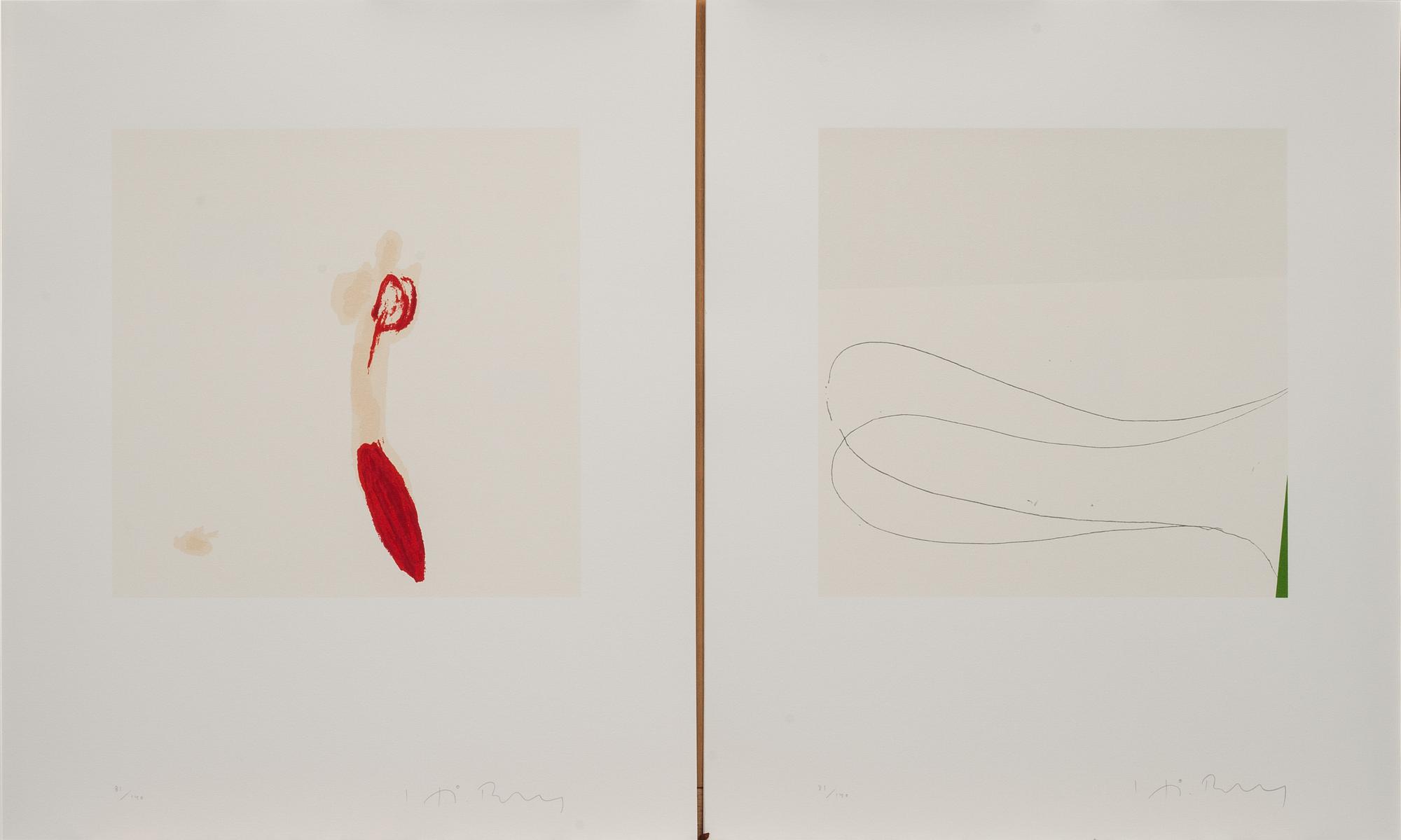 HÅKAN BERG, 12 st serigrafier, signerad och numrerad 81/140.