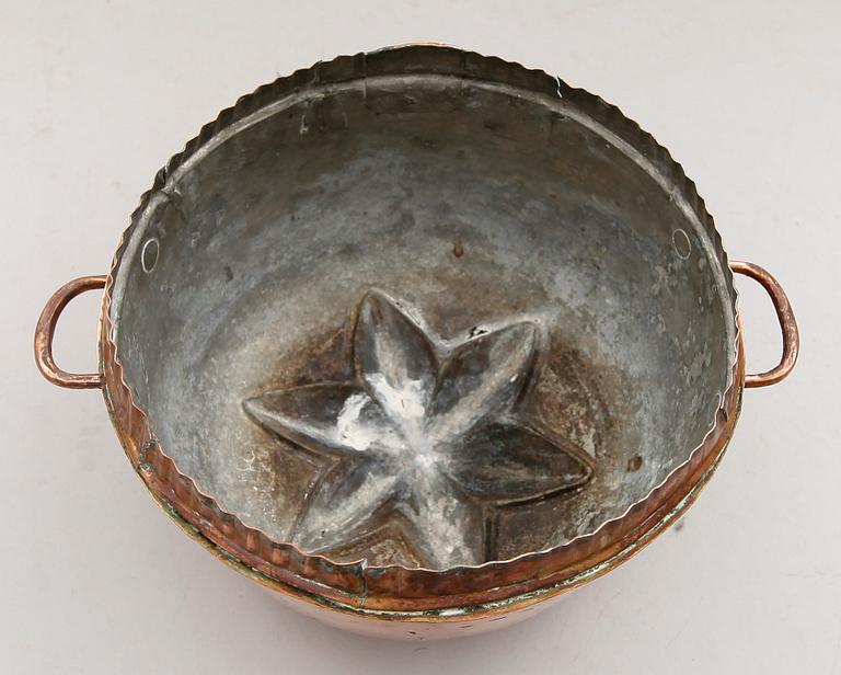 ALADÅBFORM, koppar, 1800-tal.